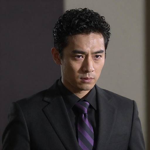 Dramatic Portrait of a Serious Man