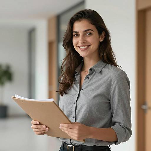 Business Casual Portrait of a Young Woman