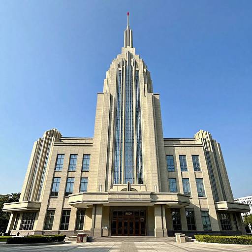 Streamline Art Deco Tower House