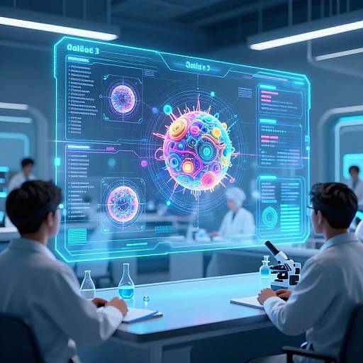 DALL-E 3 Holographic AI Lab