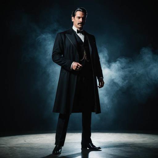 Vintage Villain in Dark Suit