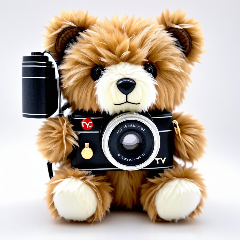 Cute Teddy Bear Photographer Collectible