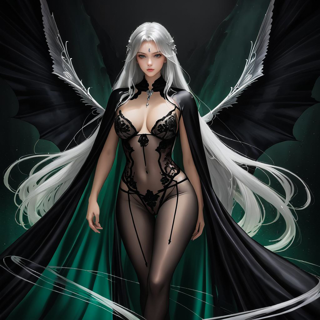 Seductive Succubus in Enigmatic Style