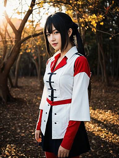 Realistic Miria Akagi Cosplay Photo