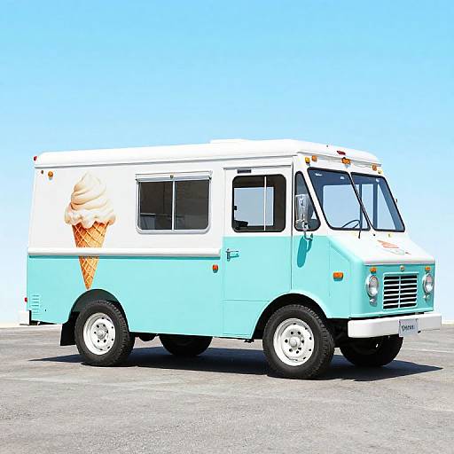 Ice Cream Truck Photography Backdrop