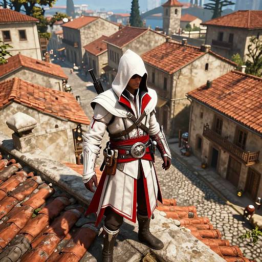 Assassin's Creed Rogue Rooftop Scene