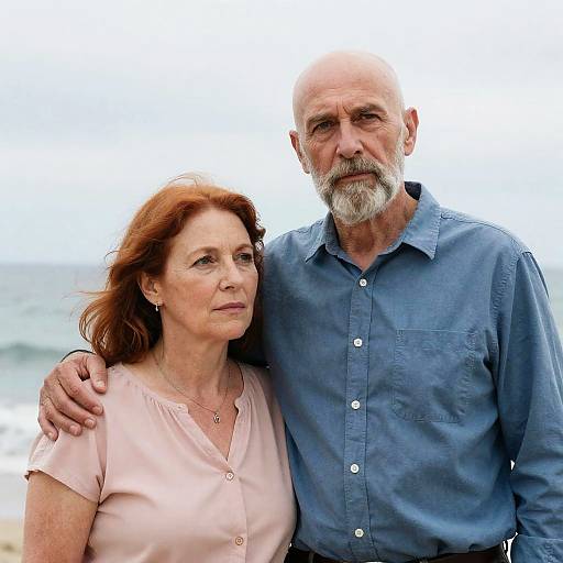 Older Couple by the Seaside