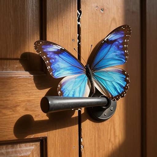 Surreal Butterfly Door Handle