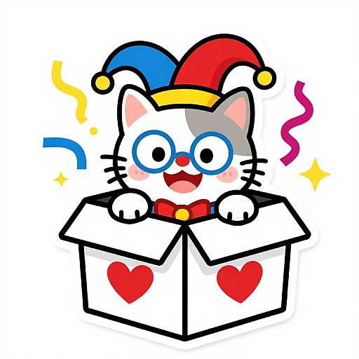 Mischievous Cat Jack-in-the-Box