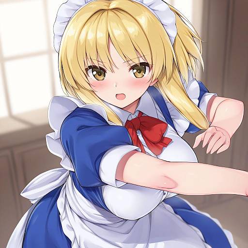 Illustration of Mugetsu (touhou), touhou in the style of Yoi naosuke