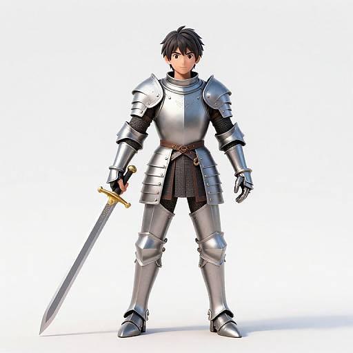 Medieval Fantasy Armor Character Poses