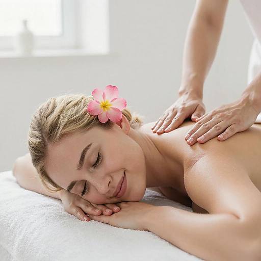 Relaxing Massage with a Floral Touch