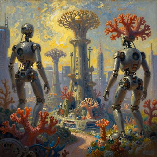 Sentient Robotic Coral Cityscape