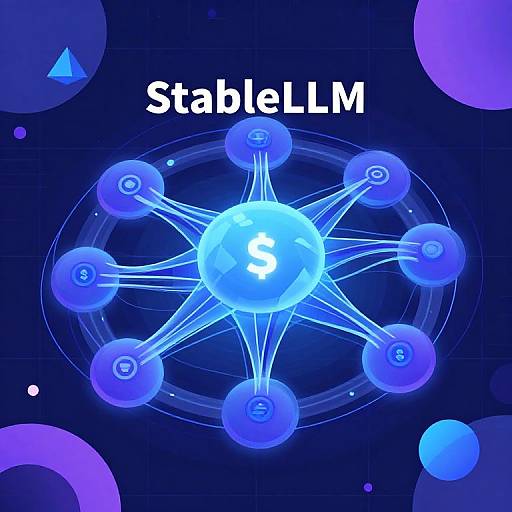 StableLLM Neural Network Illustration
