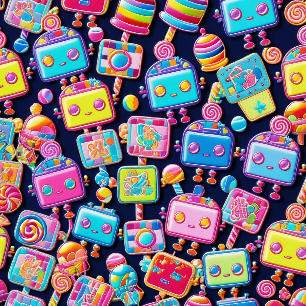 Playful Robots in Candyland Patch Design