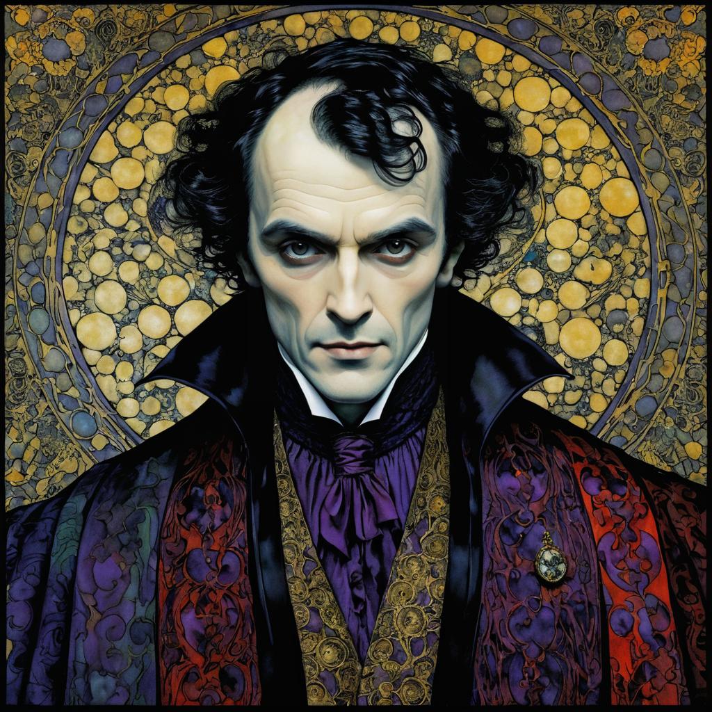 Vampiric Portrait of Sherlock Holmes