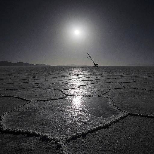 Hyperrealist VR Glitch at Uyuni Night