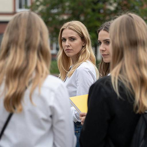 Blonde Women Outdoors in Natural Light