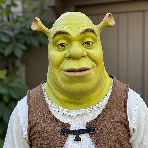 Shrek Inspired Costume Close-Up