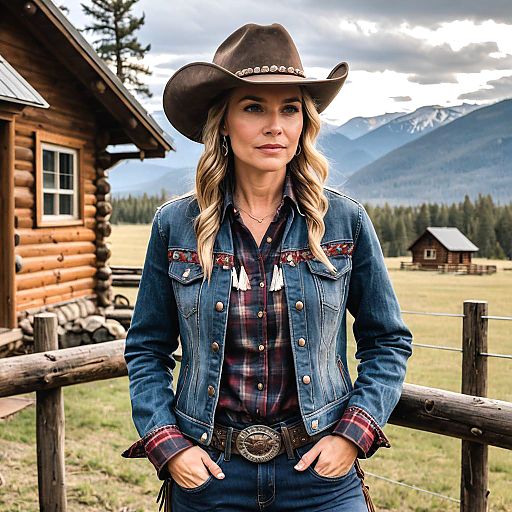 Vibrant Western Fashion in Rustic Retreat Vibrant Western Fashion in Rustic Retreat