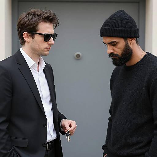 Confrontation by the Gray Door