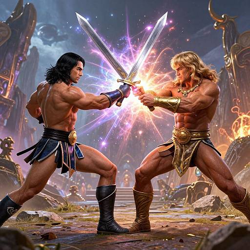 Conan vs He Man Epic Battle