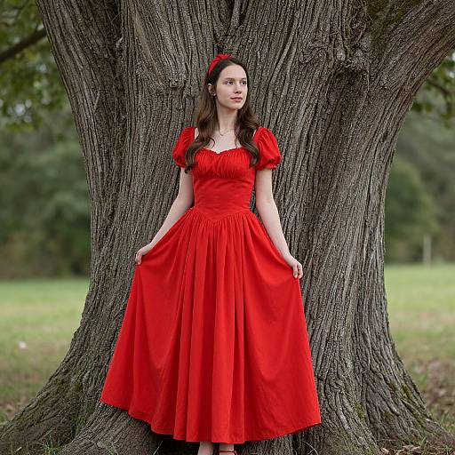 Fairy Godmother in Red Dress
