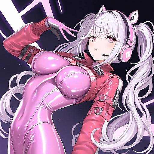 Illustration of Alice (nikke), goddess of victory: nikke in the style of Hakaba (dairiseki)