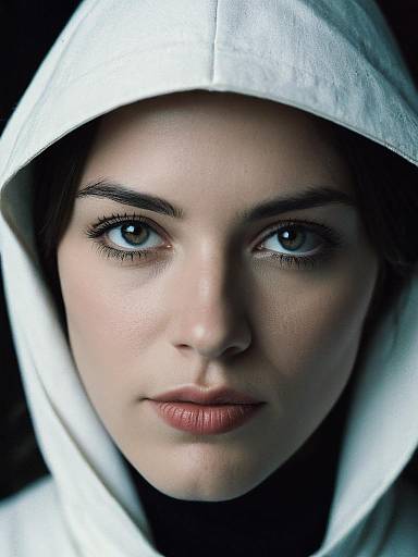 Photorealistic Woman in Costume Headshot