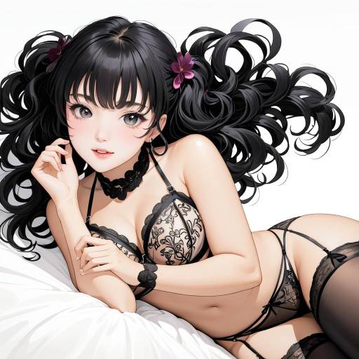 Petite Lingerie Cowboy Shot Portrait