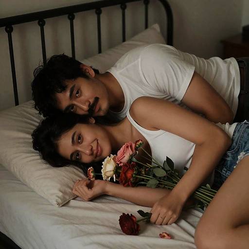 Intimate Moment of a Loving Couple