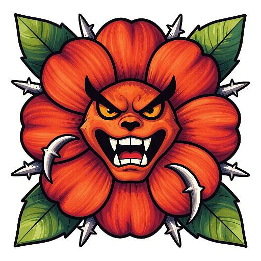 Fierce Floral Animal Fusion Art