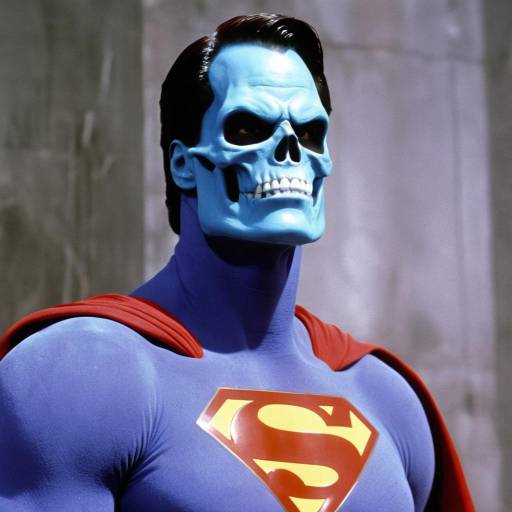 Skeletor as Superman: Iconic Movie Still