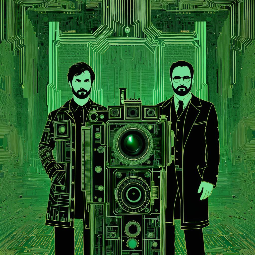 Cinematic American Gothic with Circuit Board Camera