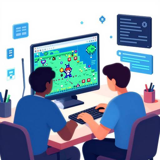 Futuristic Sprite Maker Crafting Pixels