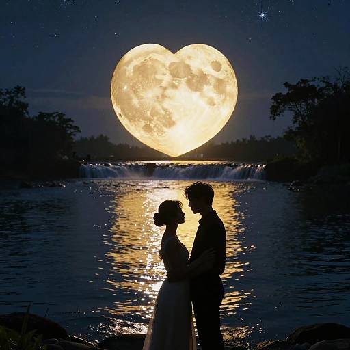 Romantic Night by Heart Moon Lagoon