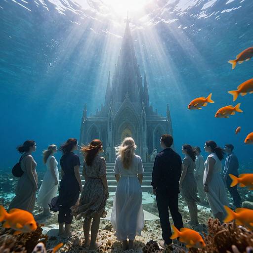 Ethereal Underwater Cathedral Reverence
