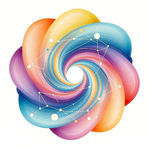 Abstract AI Neural Network Art