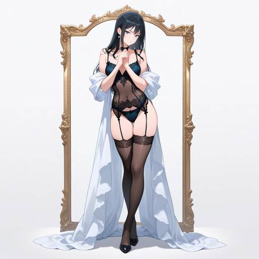 Elegant Lingerie Portrait of a Lady Elegant Lingerie Portrait of a Lady