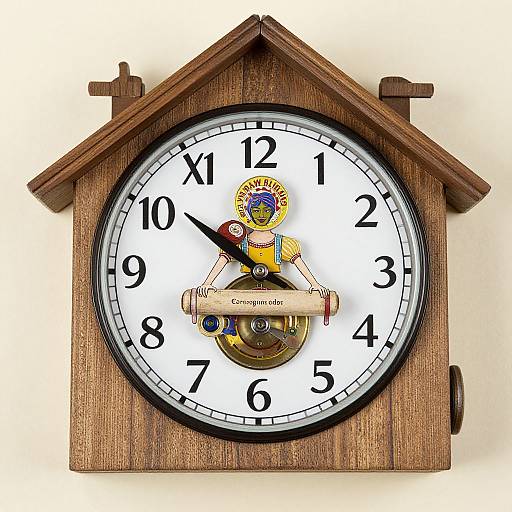 Cuckoo Clock Woman with Rolling Pin