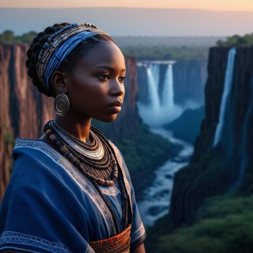 Stunning Portrait of African Culture at Dusk Stunning Portrait of African Culture at Dusk