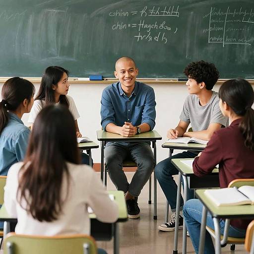 Collaborative Classroom Discussion with Young Adults