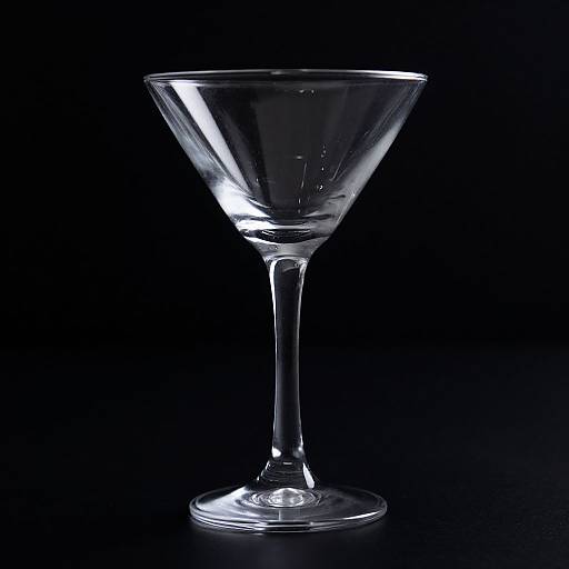 Elegant Sleek Martini Glass Photo