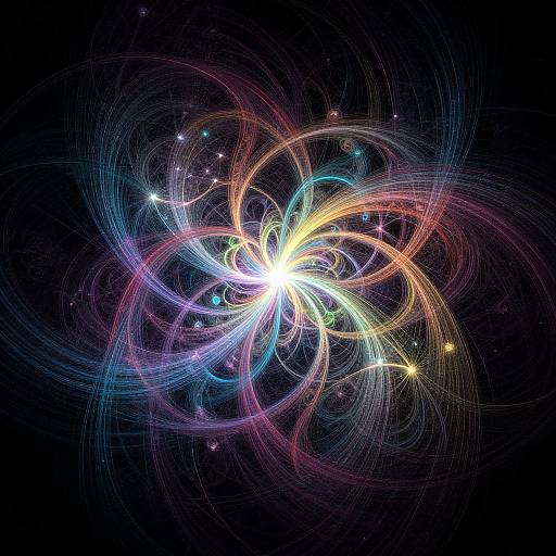 Cyberpunk Fractal Art Fusion