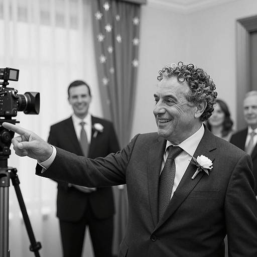 Classic Portrait of a Smiling Man