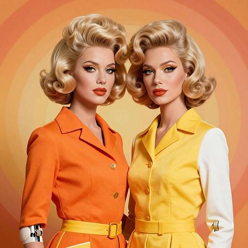 1960s Fembots Retro Fashion Glamour