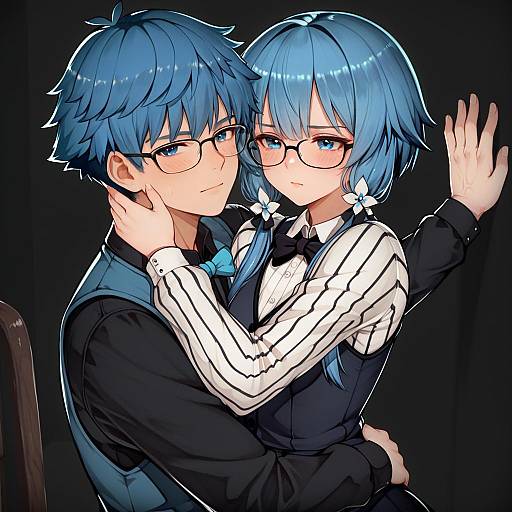 Illustration of Hans christian andersen (fate), fate (series) in the style of Varniskarnis