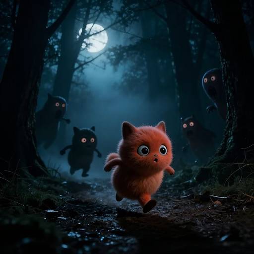 Furby Horror Movie Chase Scene