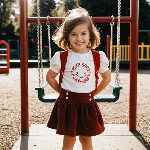 Smiling Toddler Girl at Playground