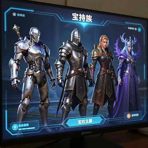 Holographic Video Game Character Generator